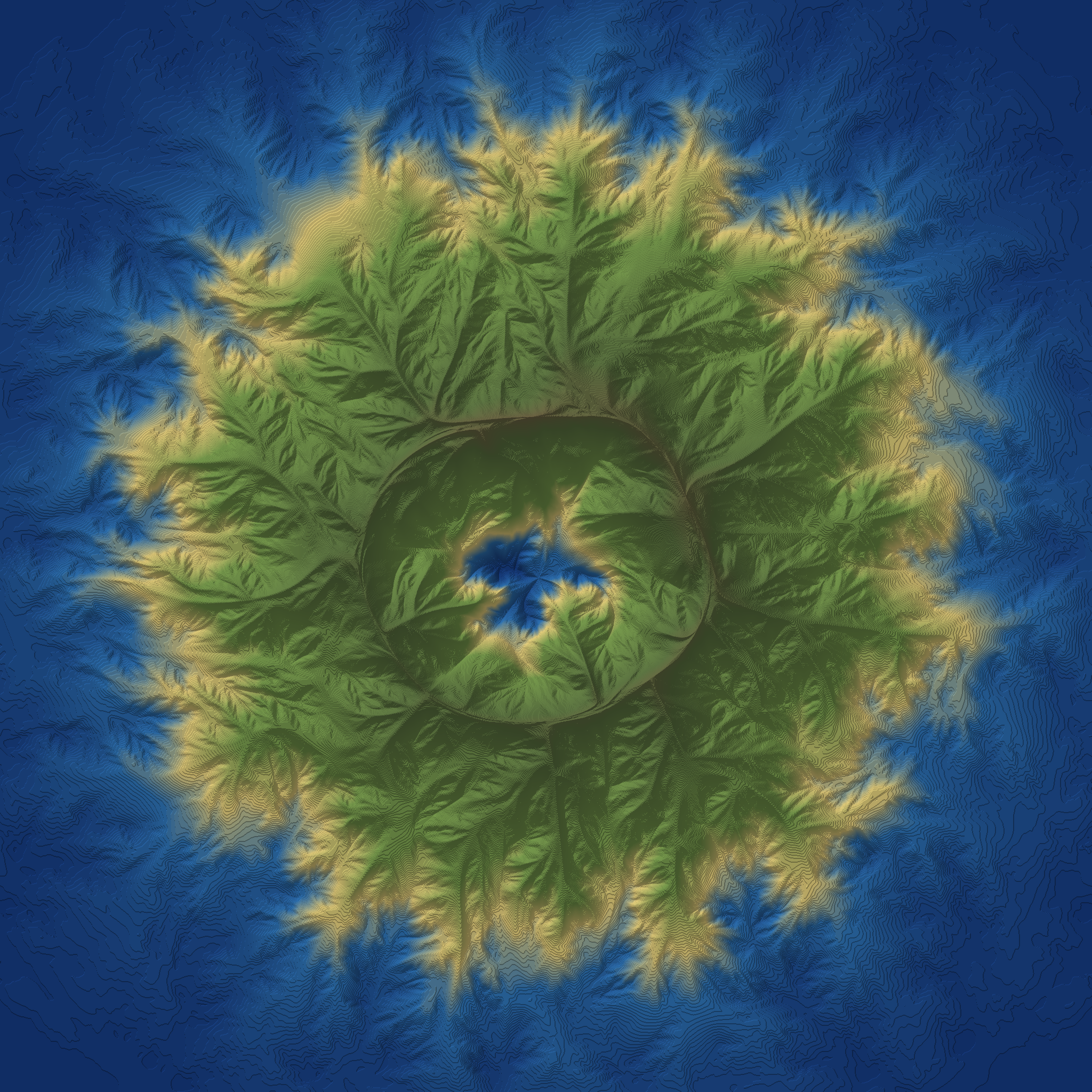 Dented large blob simple render