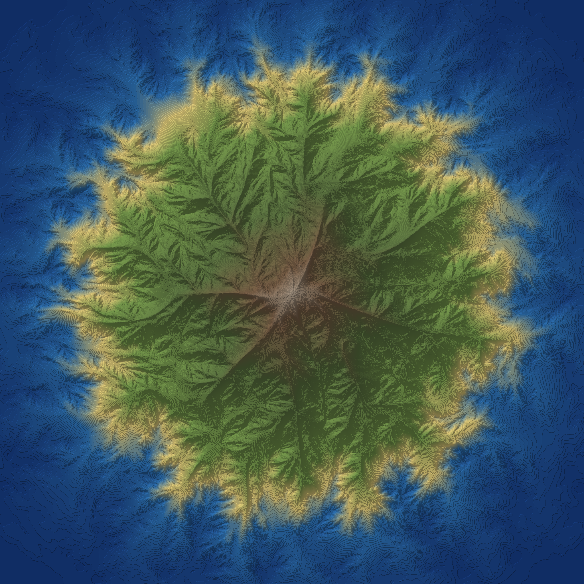 Large blob simple render