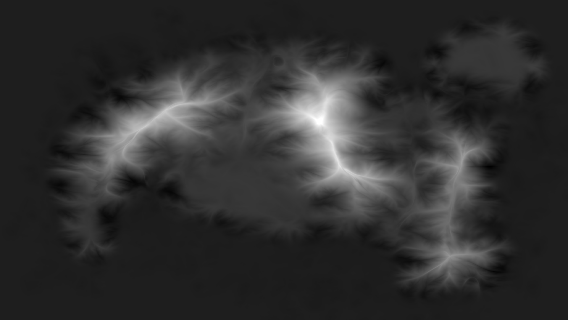 Blurry continent eroded height map